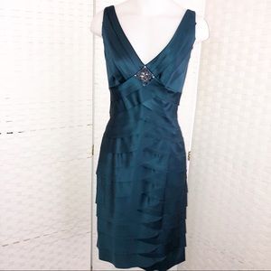 NWOT Jones New York Satin cocktail dress Sz 8